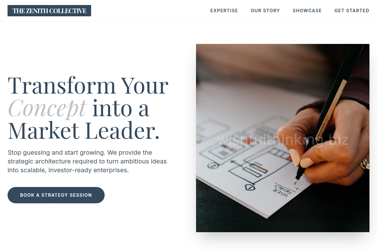 Premium Business Coach Website Design